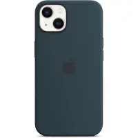 Apple Coque en silicone MagSafe iPhone 13 - Bleu foncé
