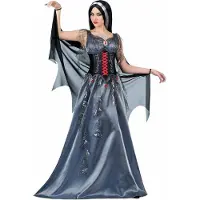 MOM Midnight Vampiress Woman Costume Bleu M Enfants