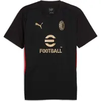 Puma T-shirt d'entraînement AC Milan à manches courtes, noir, taille S