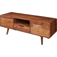 Wohnling Buffet hi-fi AMANA en bois de sheesham massif Commode TV de style rustique