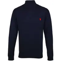 U.S. POLO ASSN. Pull-over marine / rouge