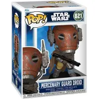 Funko POP! Star Wars : The Mandalorian et Grogu POP! Figurine Vinyl Wackelkopf Mercenary Guard Droid 9 cm