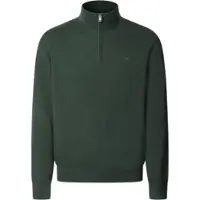 Hackett London pour homme. HM7000117 Pull Essential Zip vert (XXL), Casuel, Coton