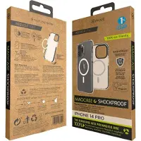 Muvit For Change Recycletek Magsafe Shockproof 3m Iphone 14 Pro Silicone Phone Case Clair