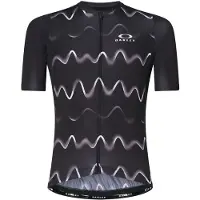 Oakley Apparel Endurance Dazzle Camo Short Sleeve Jersey Noir M Homme