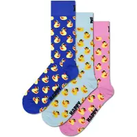 Happy socks Rubber Duck Gift Set Crew Socks 3 Pairs Multicolore EU 36-40 Homme,Femme
