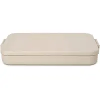 Brabantia Lunchbox Make & Take 25.5 x 16.6 x 3.7 cm, Beige, Lunch box, Blanc, Beige