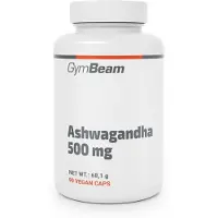 GymBeam Ashwagandha 500mg (90 gélules) - Avec un extrait de plante fonctionnel, également connu sous le nom de ginseng indien ou cerise d'hiver