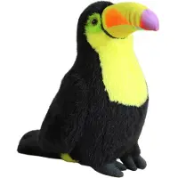 Lean Toys Peluche Toucan Oiseau Peluche Mascotte Peluche Jaune 30cm