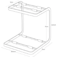 Yamazaki Support de rangement - - 5155 - Acier - Noir - Taille unique