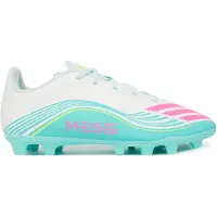 Adidas Chaussure de sport 'F50 Messi Club' azur / vert fluo / rose néon / blanc