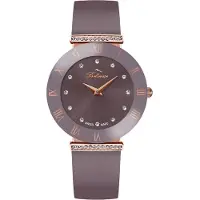 Bellevue Montre femme - - E122 - Quartz - Bracelet en tissu - 5 ATM étanche