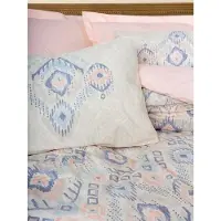 L'essentiel Maison , Ranforce Ensemble housse de couette king-size (FR), Mosola - Salmon, 100 % COTON RANFORCE, saumon, 240 x 220 cm
