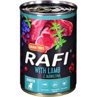 Rafi DOLINA NOTECI Junior Lamb avec agneau 400 g nourriture humide pour chiots