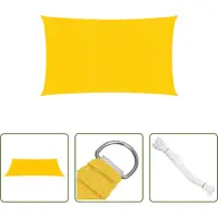 The Living Store Store 160 g/m² Jaune 2x5 m HDPE