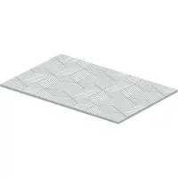 Duravit Insert en verre DURASQUARE pour console métallique 003109/110 cubic line