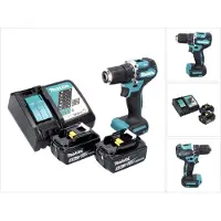 Makita DDF 487 RT Perceuse-visseuse sans fil 18 V 40 Nm Brushless + 2x batterie 5,0 Ah + chargeur