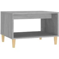Syfax Table basse Sonoma gris 60x50x40 cm Bois d'ingénierie