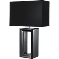 Searchlight Lampe de table noire Mirror