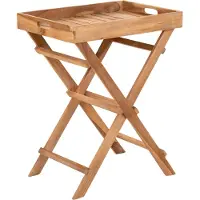 Ebuy24 Ronda canapébord plateau de table teck.