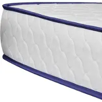 Syfax Matelas en mousse à mémoire de forme 200 x 180 x 17 cm doux