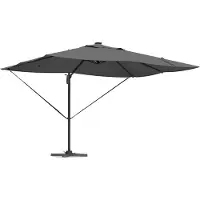 Syfax Parasol Anthracite 352 x 251 x 265 cm Polyester et Aluminium