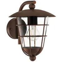 Eglo Lampe murale d'extérieur Pulfero 1 28x22x28 cm Marron