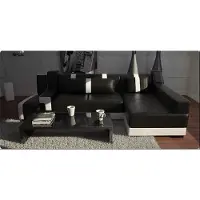 JV Möbel Salon Canapé D'angle L Form Coussin