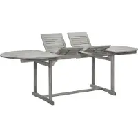 Prolenta Maison Exclusive - Table de jardin (160-240) x 100 x 75 cm en bois massif d'acacia