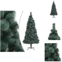 vidaXL Arbre de Noël artificiel avec support Vert 210cm PET - Sapins de Noël