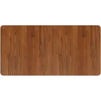vidaXL Plan de toilette brun foncé 100x50x2,5 cm Bois massif traité