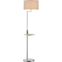TRIO Lampe de lecture Claas Table gris métallisé