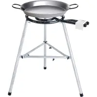 PAELLA WORLD Comfort Line Set 3 avec brûleur et poêle à paella en acier Ø 40/55 cm