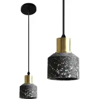 Toolight Lampe Suspendue APP930-1CP Lastri Black