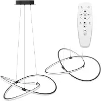 Toolight Lampe Suspendue APP1193-CP Black
