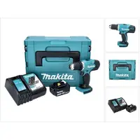 Makita DDF 453 RF1J Perceuse-visseuse sans fil 18 V 42 Nm + 1x batterie 3,0 Ah + chargeur + Makpac