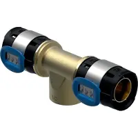 Geberit GE FlowFit pièce en T, IG, Rg+, d 63, Rp 1, 63 mm, 1 pièce.