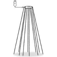 vidaXL Filet lumineux pour arbre de Noël avec 400 LEDs Multicolore 400 cm