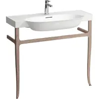 Laufen The New Classic bâti-support pour lavabo, 985x320x830mm, bois de noyer, H4060750856291