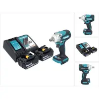 Makita DTW 301 RT Clé à choc sans fil 18 V 330 Nm 1/2" Brushless + 2x batterie 5,0 Ah + chargeur