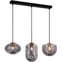 ITALUX Hatella lustre moderne en cuivre PND-112038-3-BRO+SG