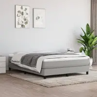 Syfax Matelas de lit à ressorts ensachés fermeté moyenne Gris clair 140x190x20 cm