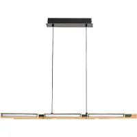 Rabalux Lampe suspendue LED 30W noir mat 72045 Remiel