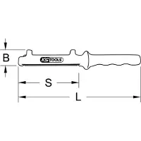 Ks Tools Outil 117.4273 330mm 40mm 570g