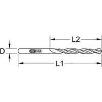 Ks Tools 330.7047 drill bit Twist drill bit 10 pc(s)