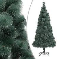 Syfax Sapin de Noël artificiel avec support Vert 180 cm PET