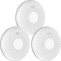 Aroha Safety Pro Détecteur Combiné avec Fumée et Monoxyde de Carbone - Batterie de 10 Ans - Alarme Incendie & Alarme de Monoxyde de CO - 3 pièces