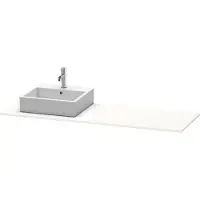 Duravit Console XSQUARE 16x1600x550mm avec découpe béton