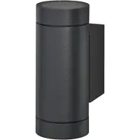 Osram ENDURA CLASSIC ITYS W luminaire extérieur, applique, GU10, gris foncé, aluminium, installation facile, diffuseur en verre ou PMMA, indice de protection IP65,éclairage indirect