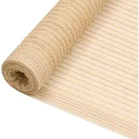 The Living Store Brise-vue beige 2x50 m HDPE 195 g/m²